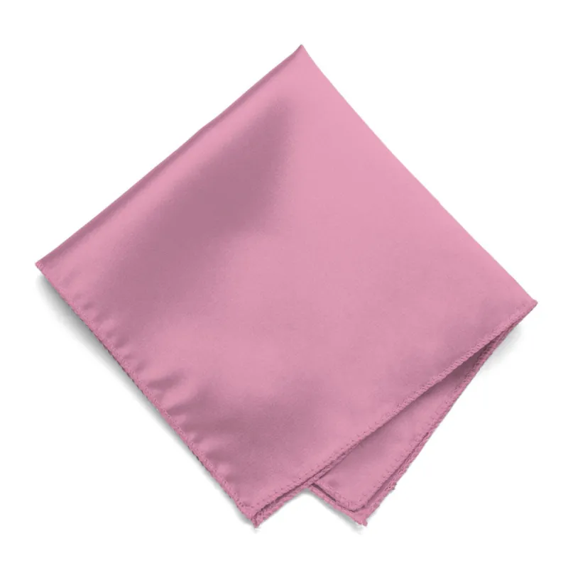 Antique Pink Solid Color Pocket Squares sold by TieMart