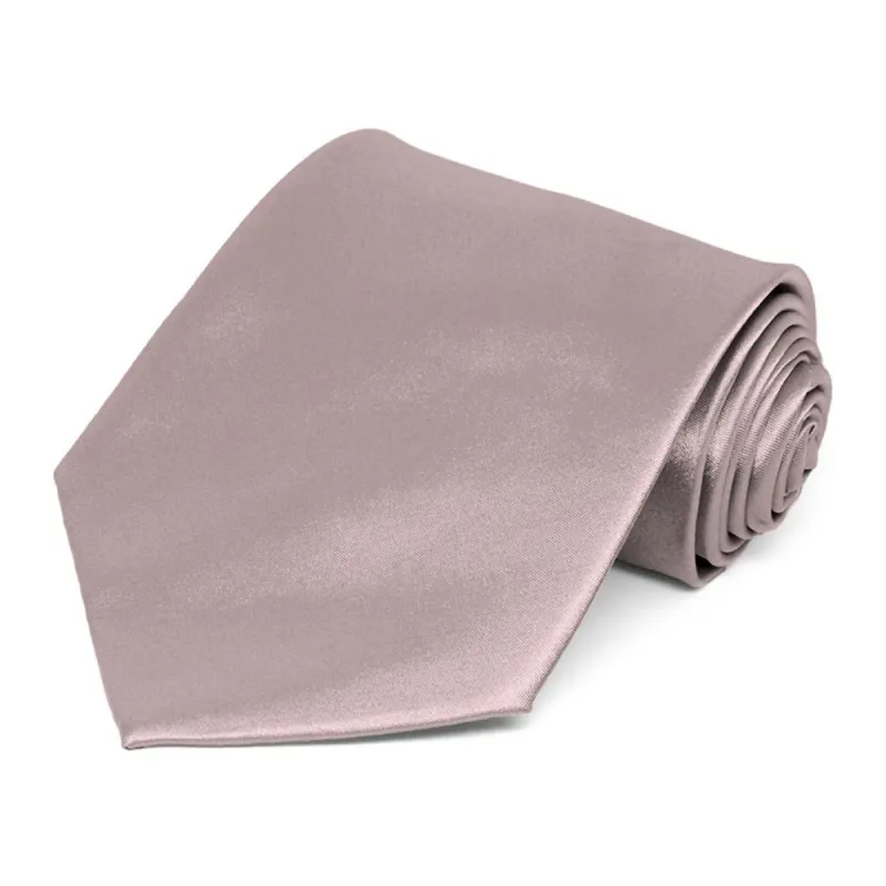 Quartz Extra Long Solid Color Necktie sold by TieMart