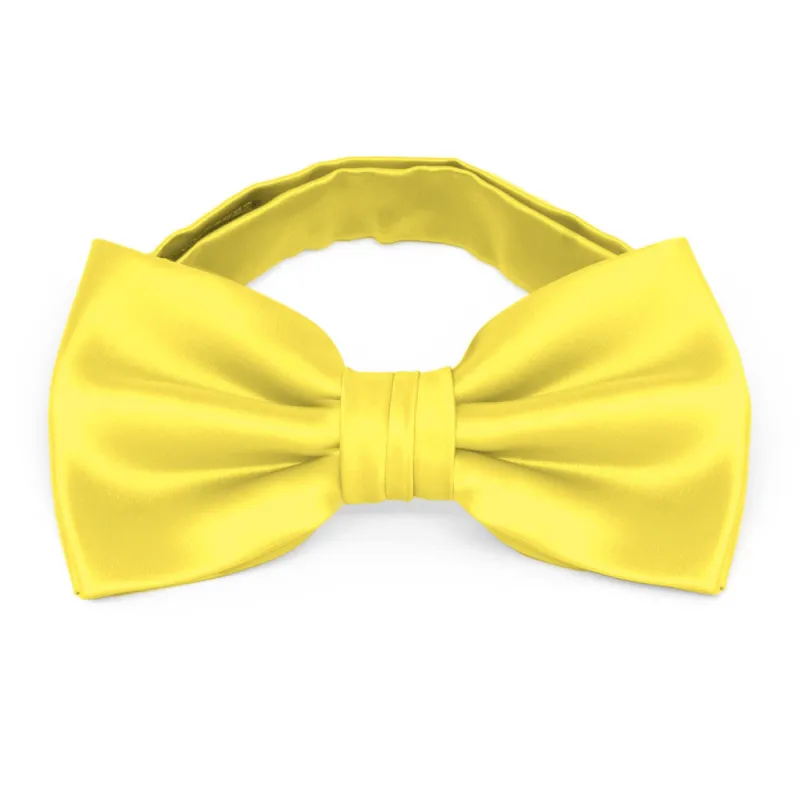 Yellow Premium Bow Tie sold by TieMart