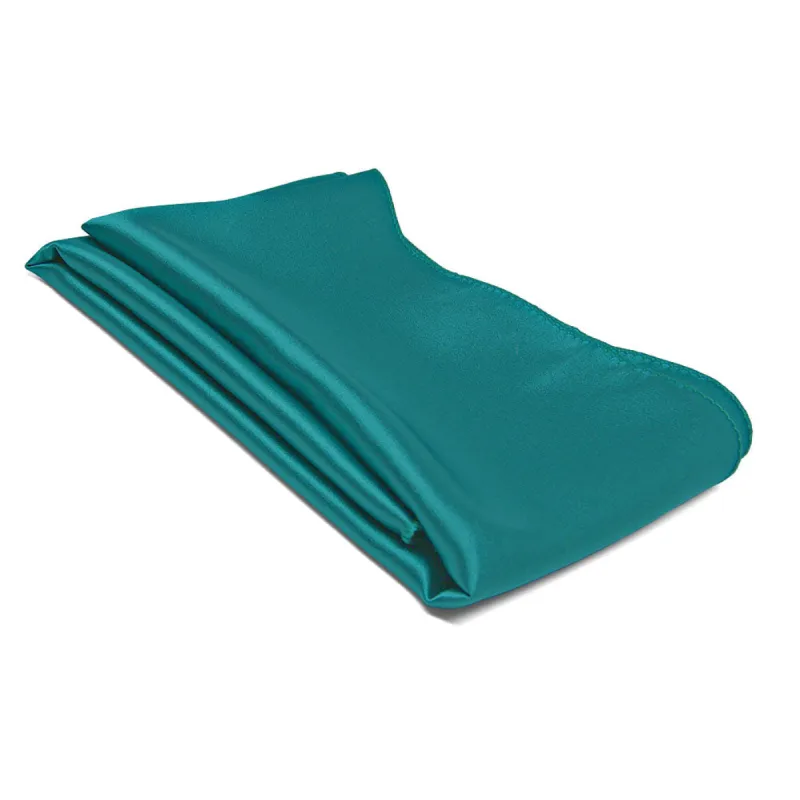 Deep Aqua Solid Color Scarf sold by TieMart
