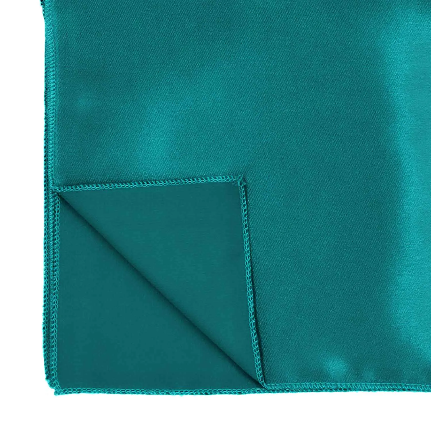 Deep Aqua Solid Color Scarf sold by TieMart product image thumbnail 3