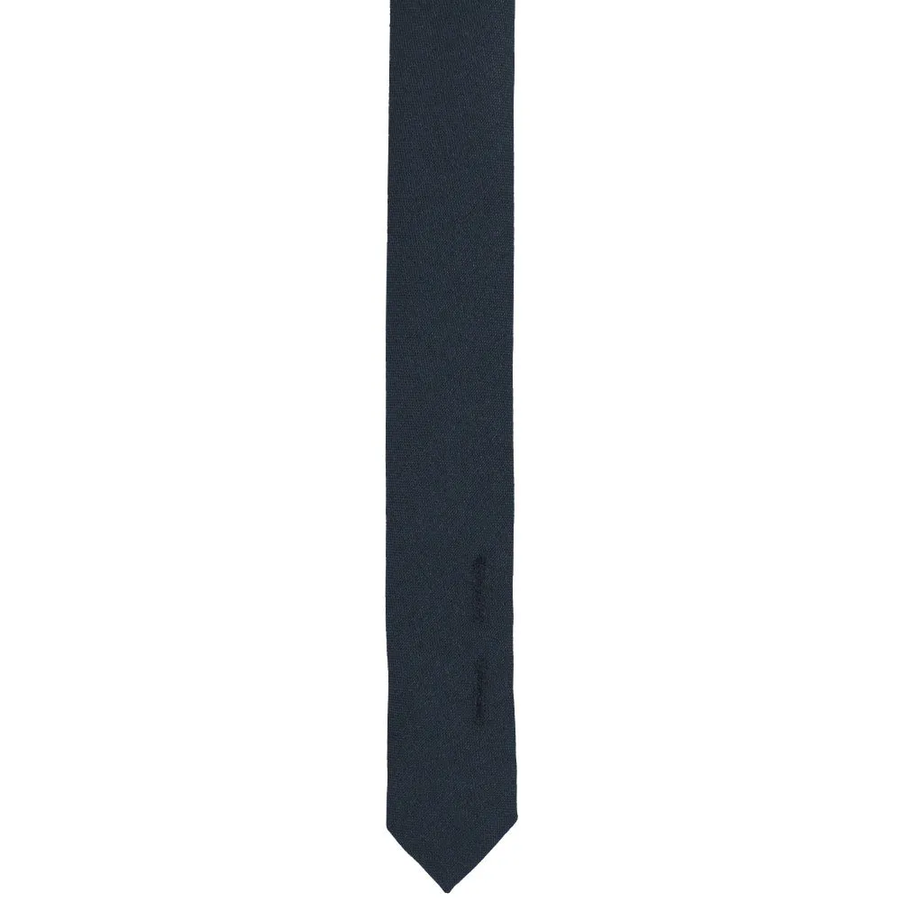 Men's Dark Navy Blue Uniform Necktie sold by TieMart product image thumbnail 4