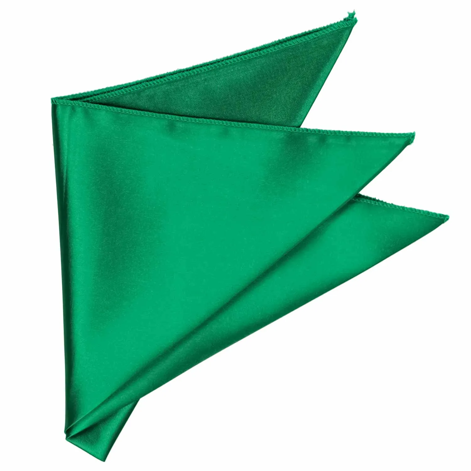 Green Solid Color Pocket Square sold by TieMart product image thumbnail 3