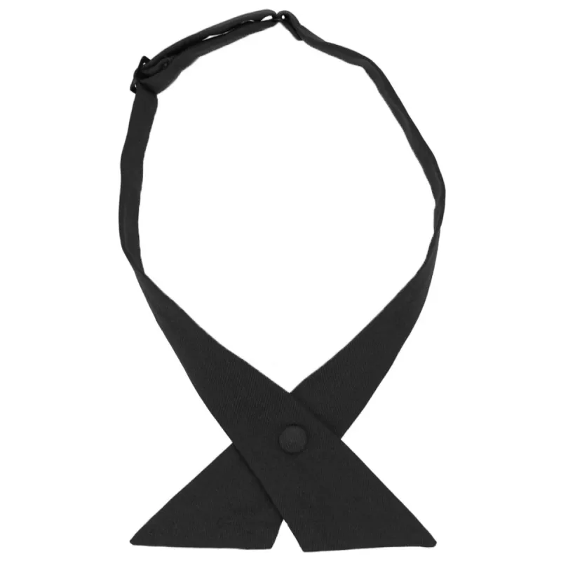 Black Crossover Uniform Tie sold by TieMart