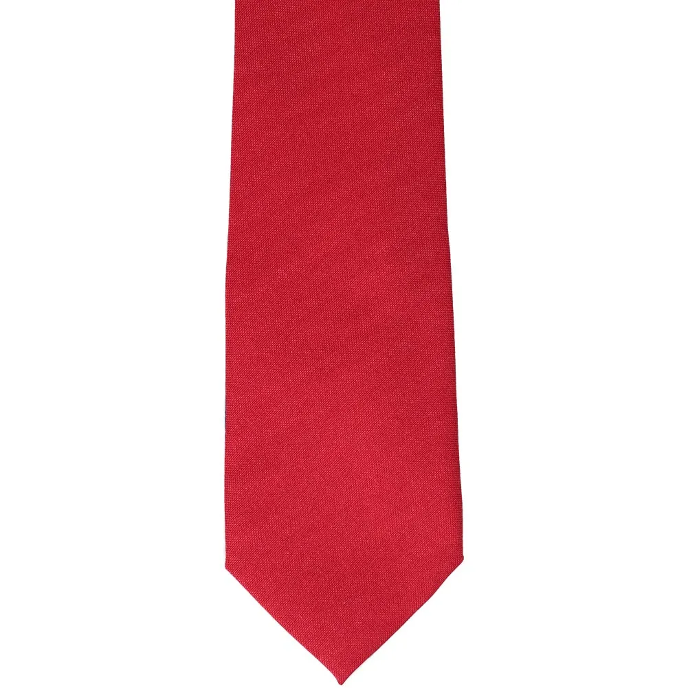 Men's Red Uniform Necktie sold by TieMart product image thumbnail 2