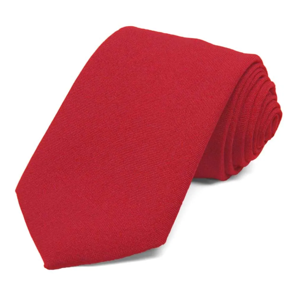 Men's Red Uniform Necktie sold by TieMart