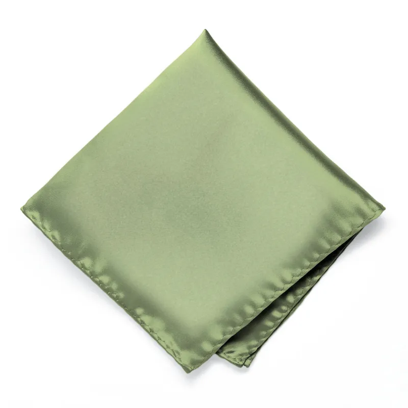 Sage Premium Pocket Square sold by TieMart