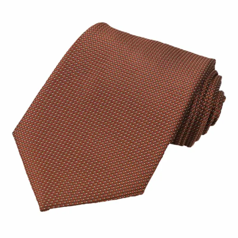 Brown Arcadia Geometric Necktie sold by TieMart