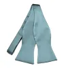 Mystic Blue Premium Self-Tie Bow Tie sold by TieMart