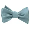Mystic Blue Premium Self-Tie Bow Tie sold by TieMart