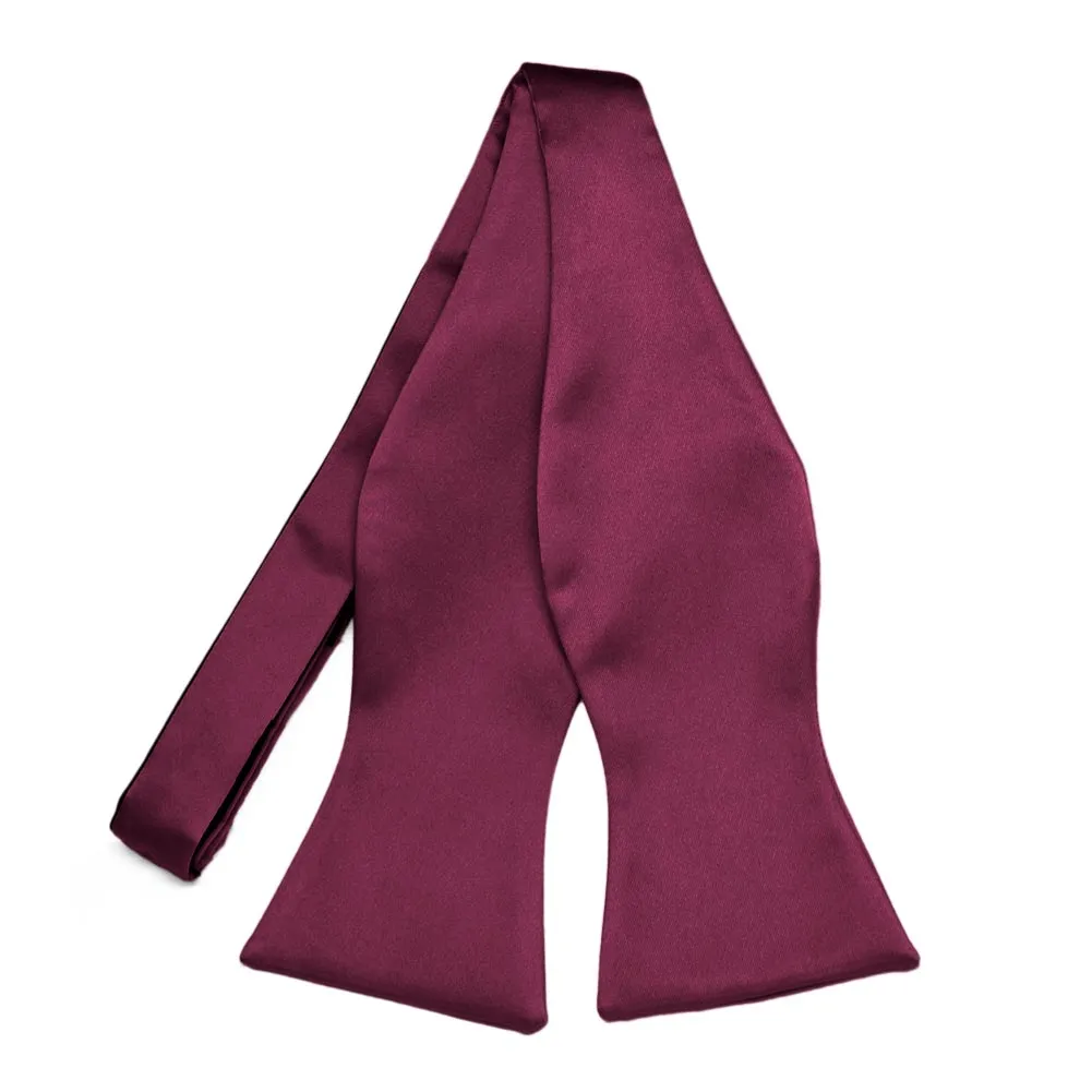 Raspberry Premium Self-Tie Bow Tie sold by TieMart