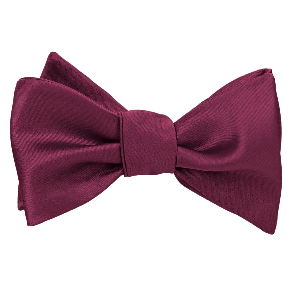 Raspberry Premium Self-Tie Bow Tie sold by TieMart product image thumbnail 2