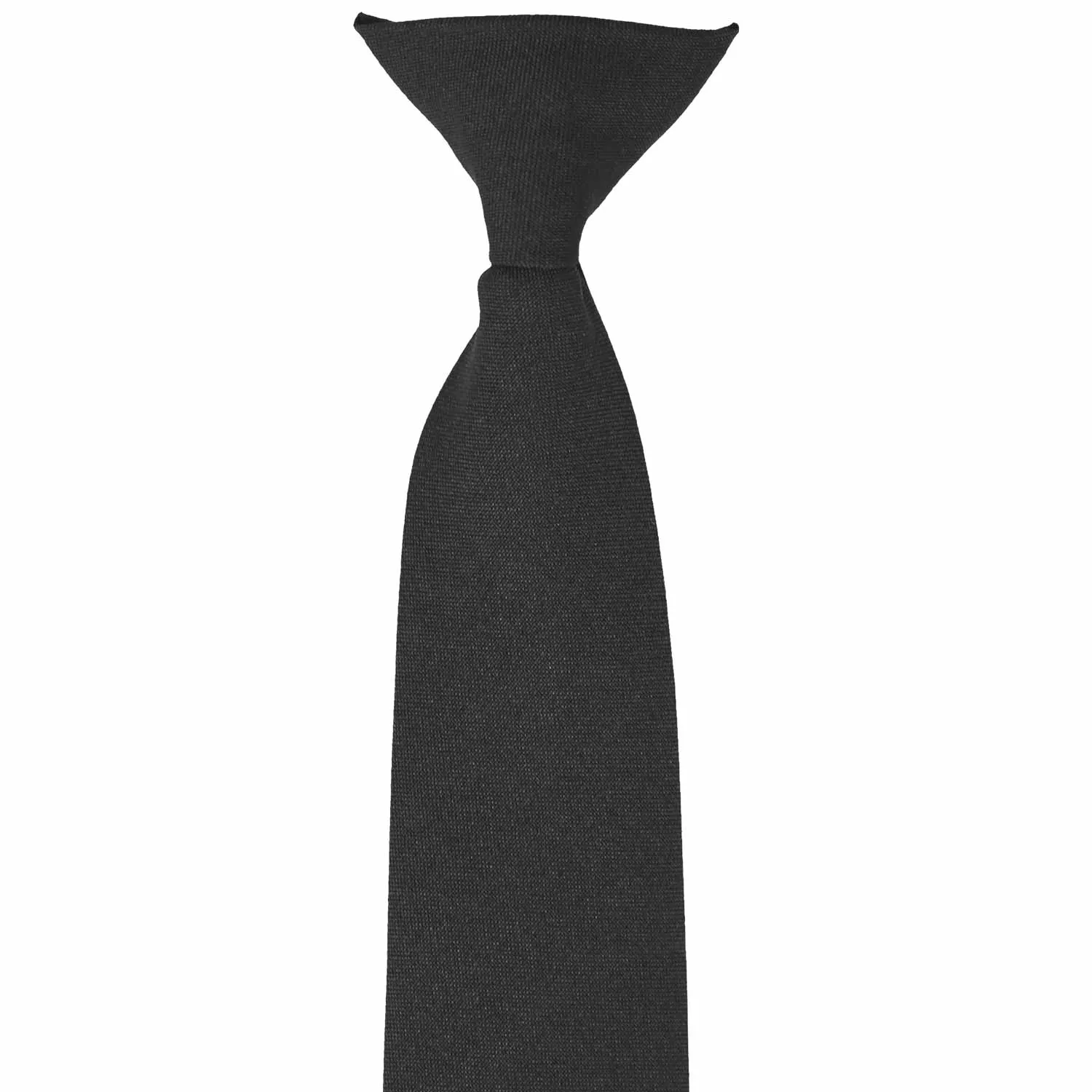 Black Clip-On Uniform Tie sold by TieMart product image thumbnail 2