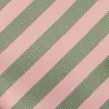 Dusty Pink and Peridot Formal Striped Bow Tie sold by TieMart