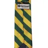 Hunter Green and Gold Striped Tie sold by TieMart