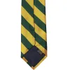 Hunter Green and Gold Striped Tie sold by TieMart