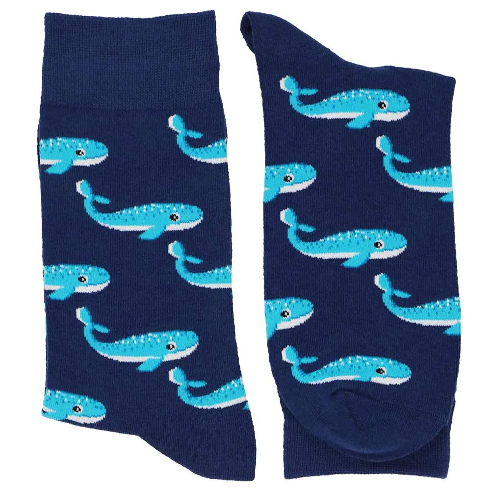 Men's Whale Socks sold by TieMart product image thumbnail 2