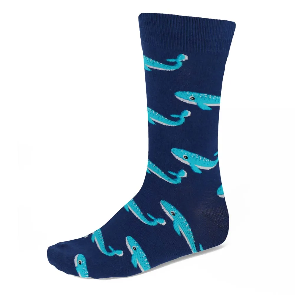 Men's Whale Socks sold by TieMart