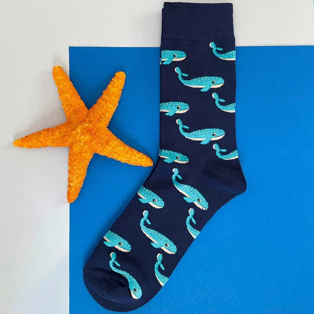 Men's Whale Socks sold by TieMart product image thumbnail 4