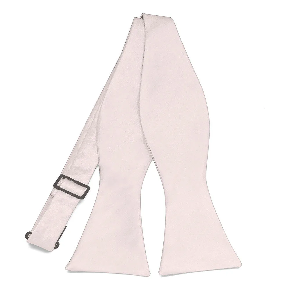 Tea Rose Pink Self-Tie Bow Tie sold by TieMart