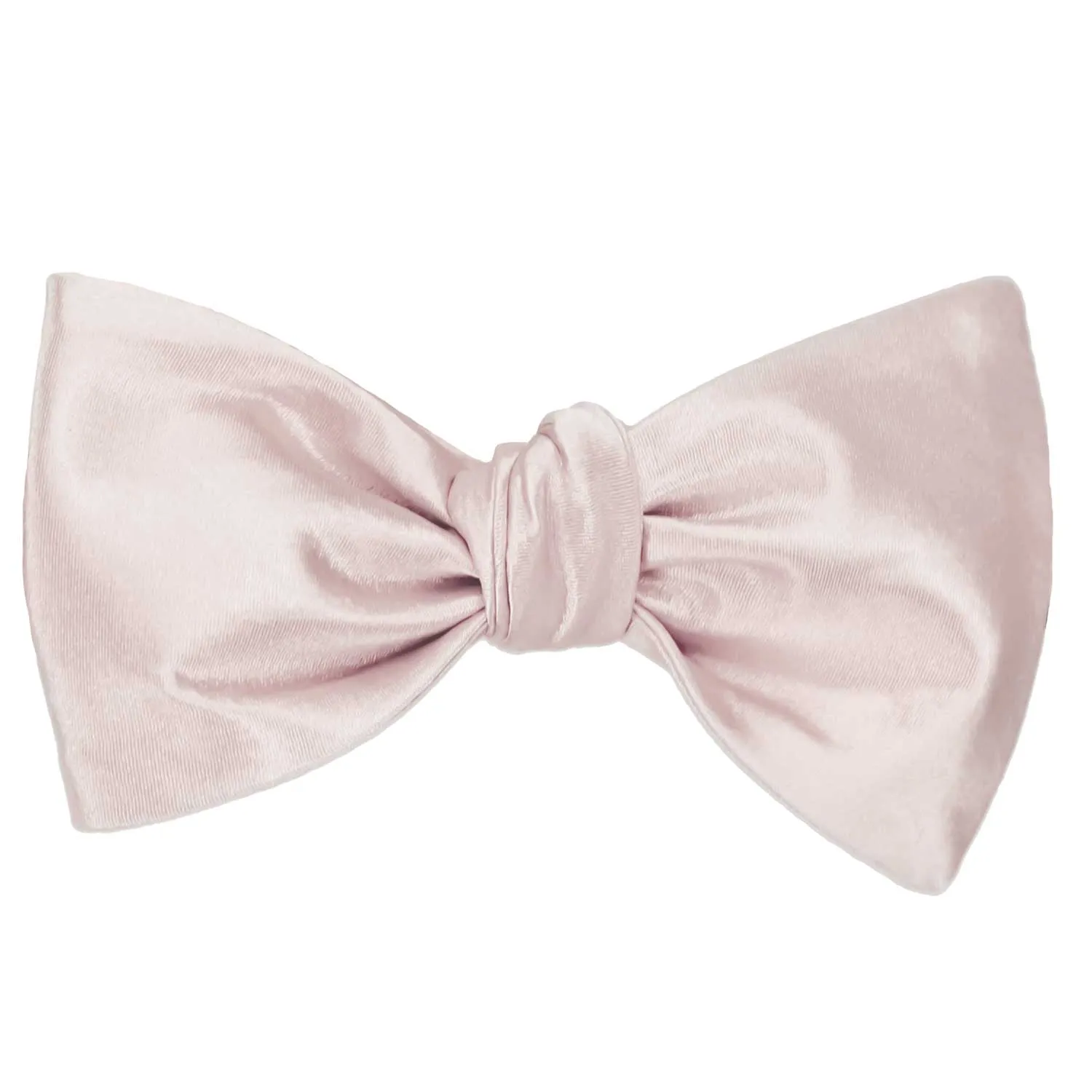 Tea Rose Pink Self-Tie Bow Tie sold by TieMart product image thumbnail 2