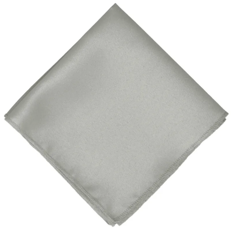 Classic Gray Pocket Square sold by TieMart