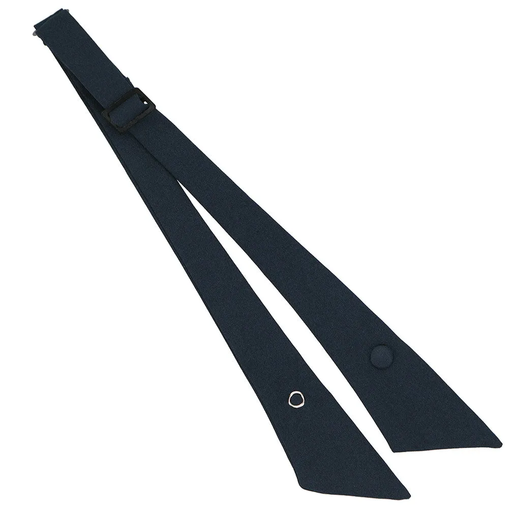 Dark Navy Blue Crossover Uniform Tie sold by TieMart product image thumbnail 3