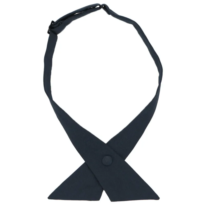 Dark Navy Blue Crossover Uniform Tie sold by TieMart