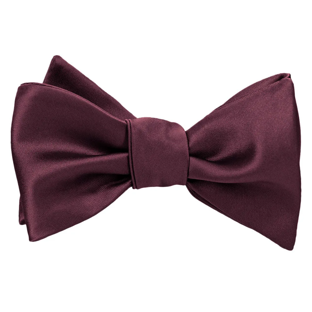 Wine Premium Self-Tie Bow Tie sold by TieMart product image thumbnail 2