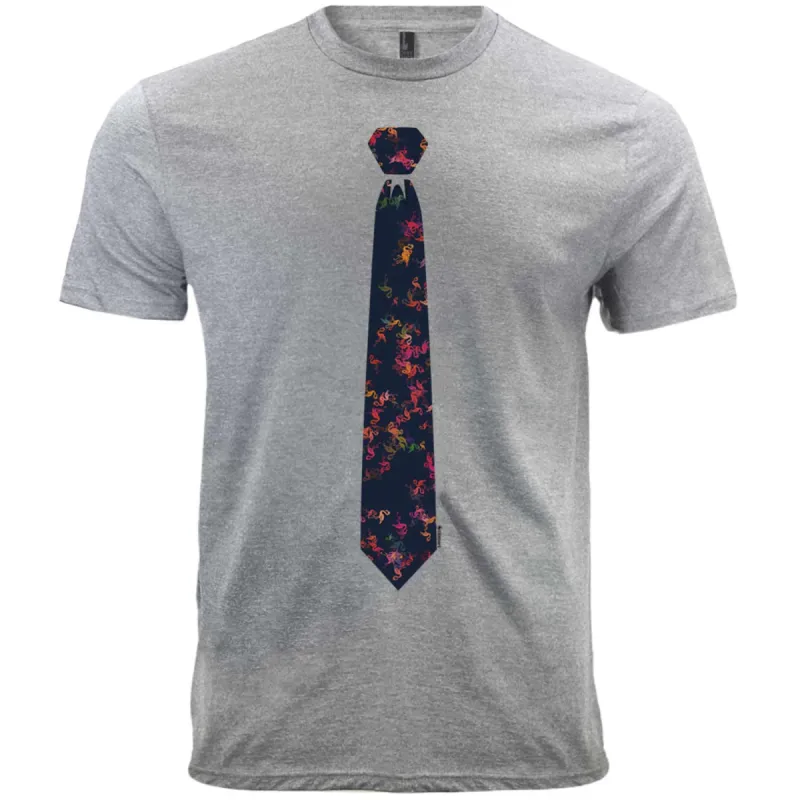 Funky Flamingo Necktie T-Shirt sold by TieMart