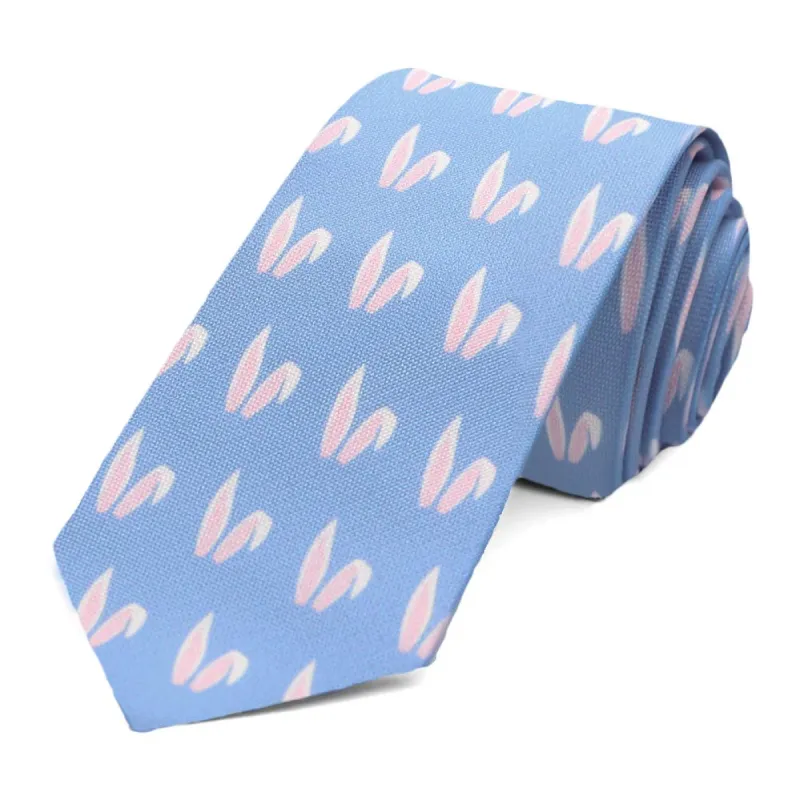 Bunny Ears Slim Necktie, 2.5" Width sold by TieMart