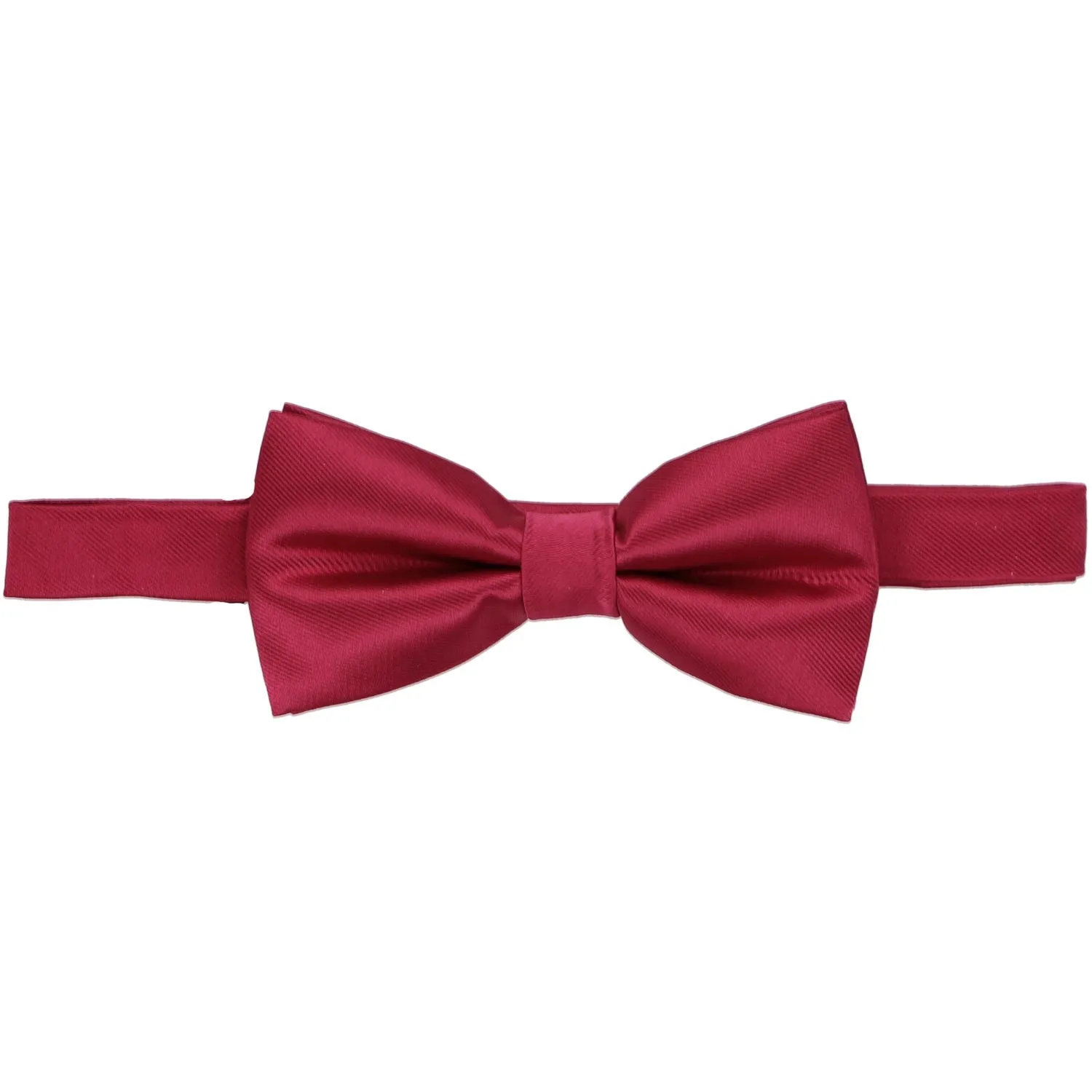 Crimson Red Band Collar Bow Tie sold by TieMart product image thumbnail 2