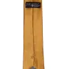 Antique Gold Slim Solid Color Necktie, 2.5" Width sold by TieMart