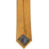 Antique Gold Slim Solid Color Necktie, 2.5" Width sold by TieMart