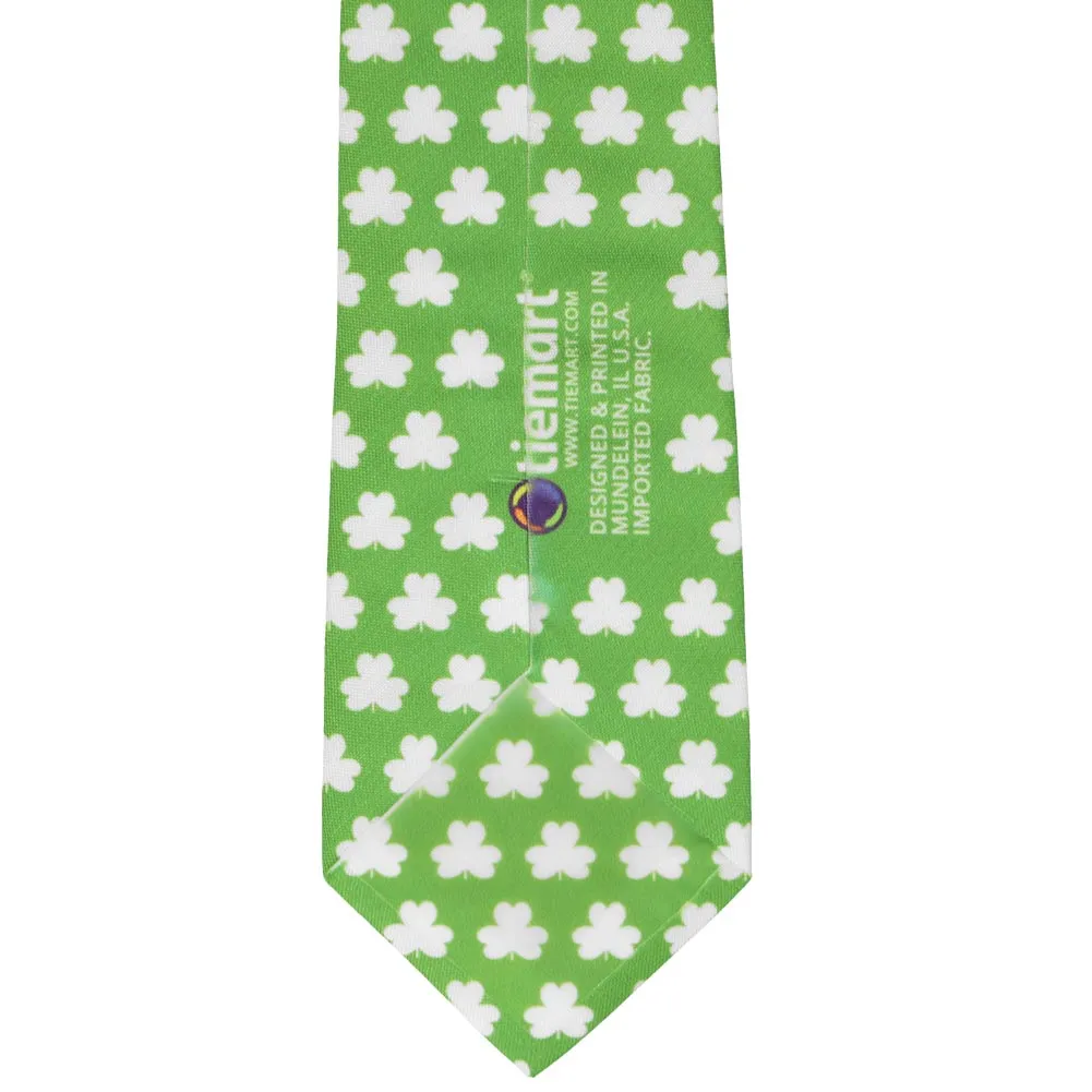 Lucky St. Patrick's Day Extra Long Necktie sold by TieMart product image thumbnail 3