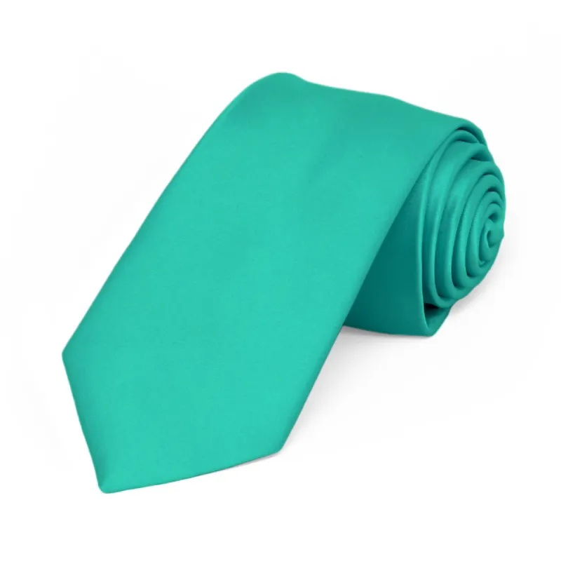 Mermaid Premium Slim Necktie, 2.5" Width sold by TieMart
