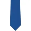 Cobalt Blue Matte Finish Necktie, 3" Width sold by TieMart