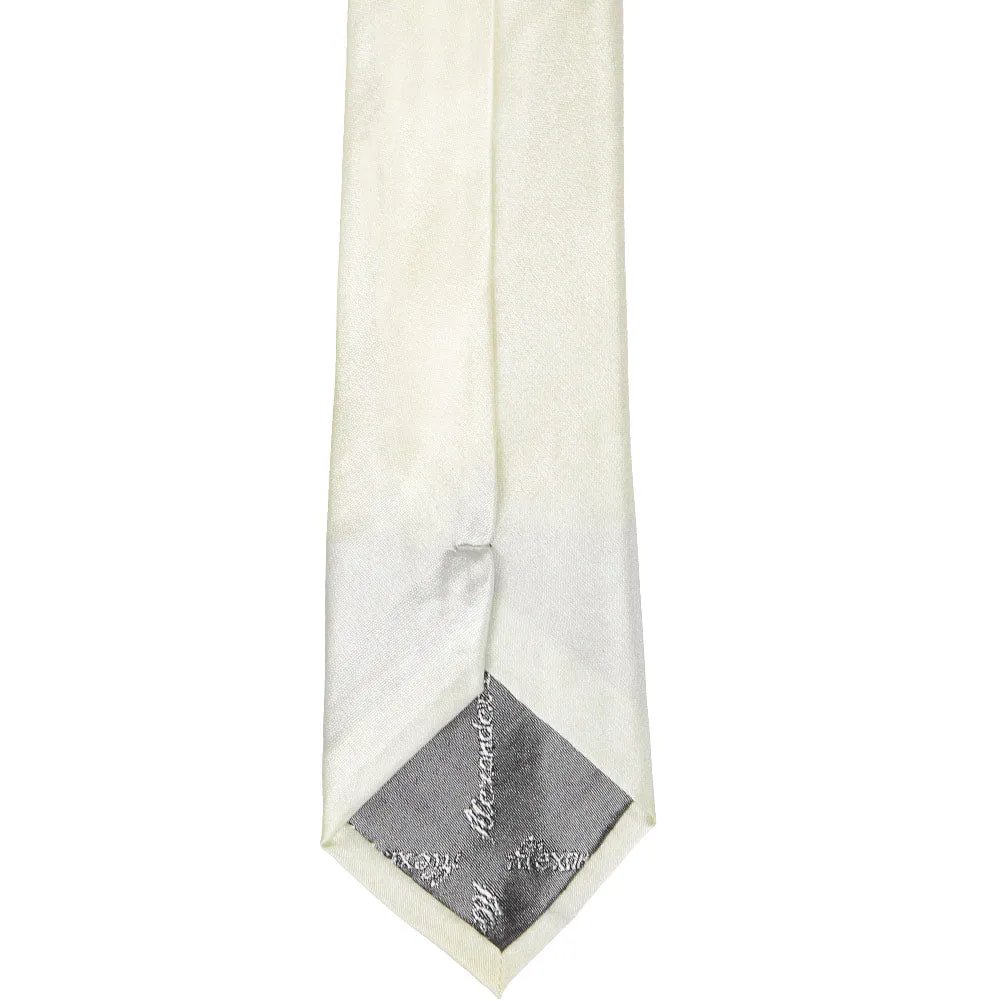 Pearl Slim Solid Color Necktie, 2.5" Width sold by TieMart product image thumbnail 4