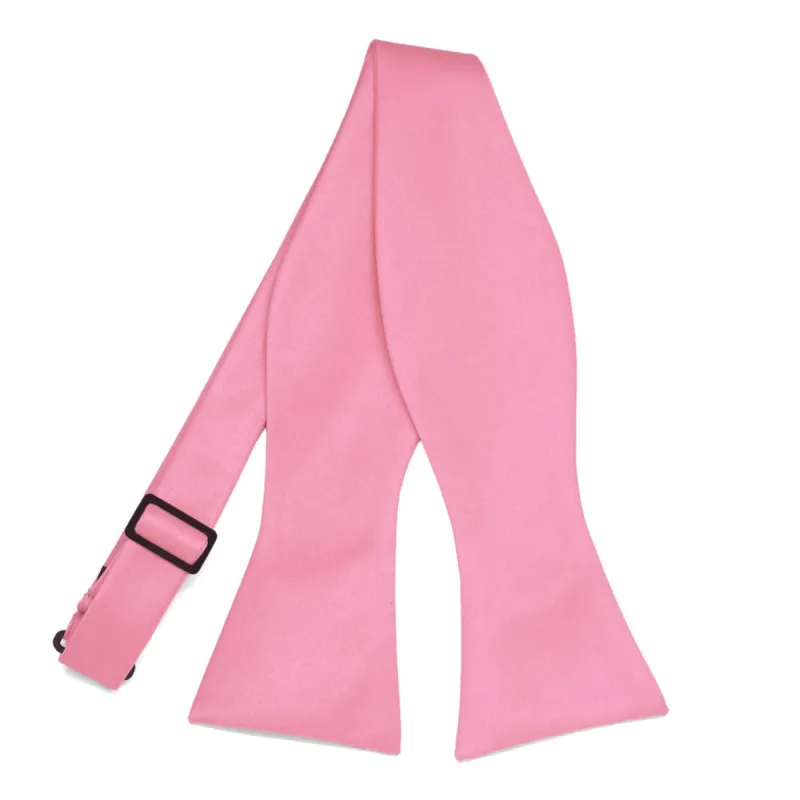 Bubblegum Pink Self-Tie Bow Tie sold by TieMart