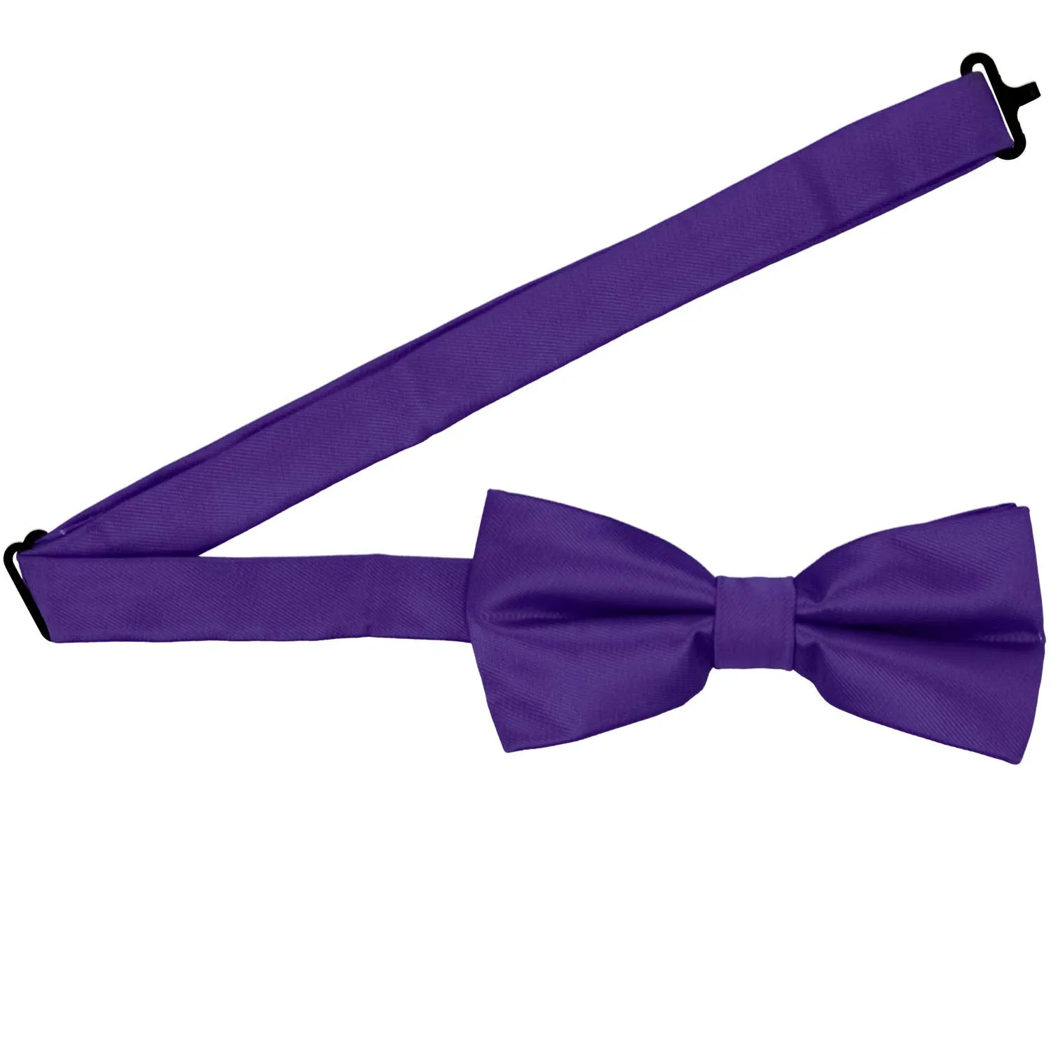 Dark Purple Band Collar Bow Tie sold by TieMart product image thumbnail 3