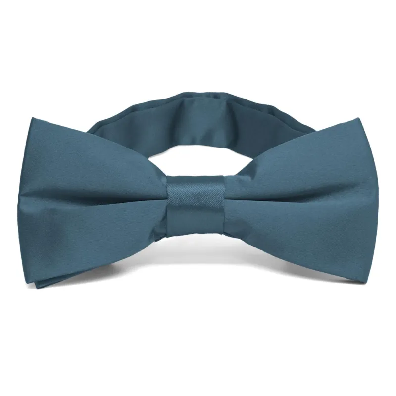 Loch Blue Band Collar Bow Tie sold by TieMart
