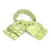 Apple Green Kay Link Pattern Floppy Bow Tie sold by TieMart
