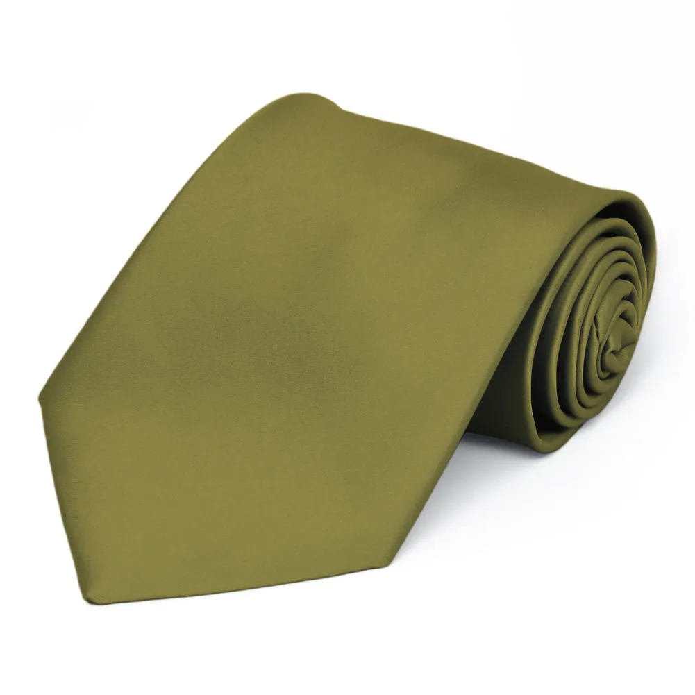 Fern Premium Solid Color Necktie sold by TieMart