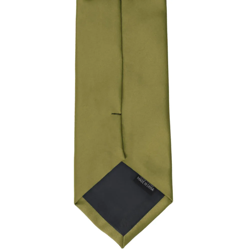 Fern Premium Solid Color Necktie sold by TieMart product image thumbnail 5