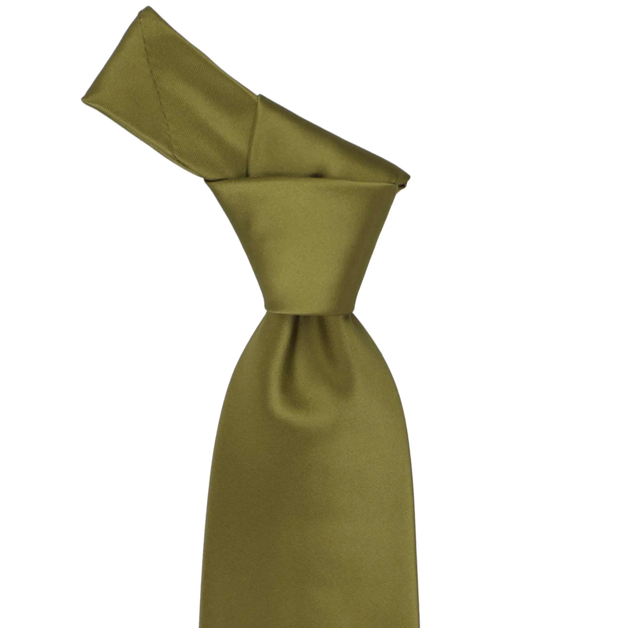 Fern Premium Solid Color Necktie sold by TieMart product image thumbnail 2