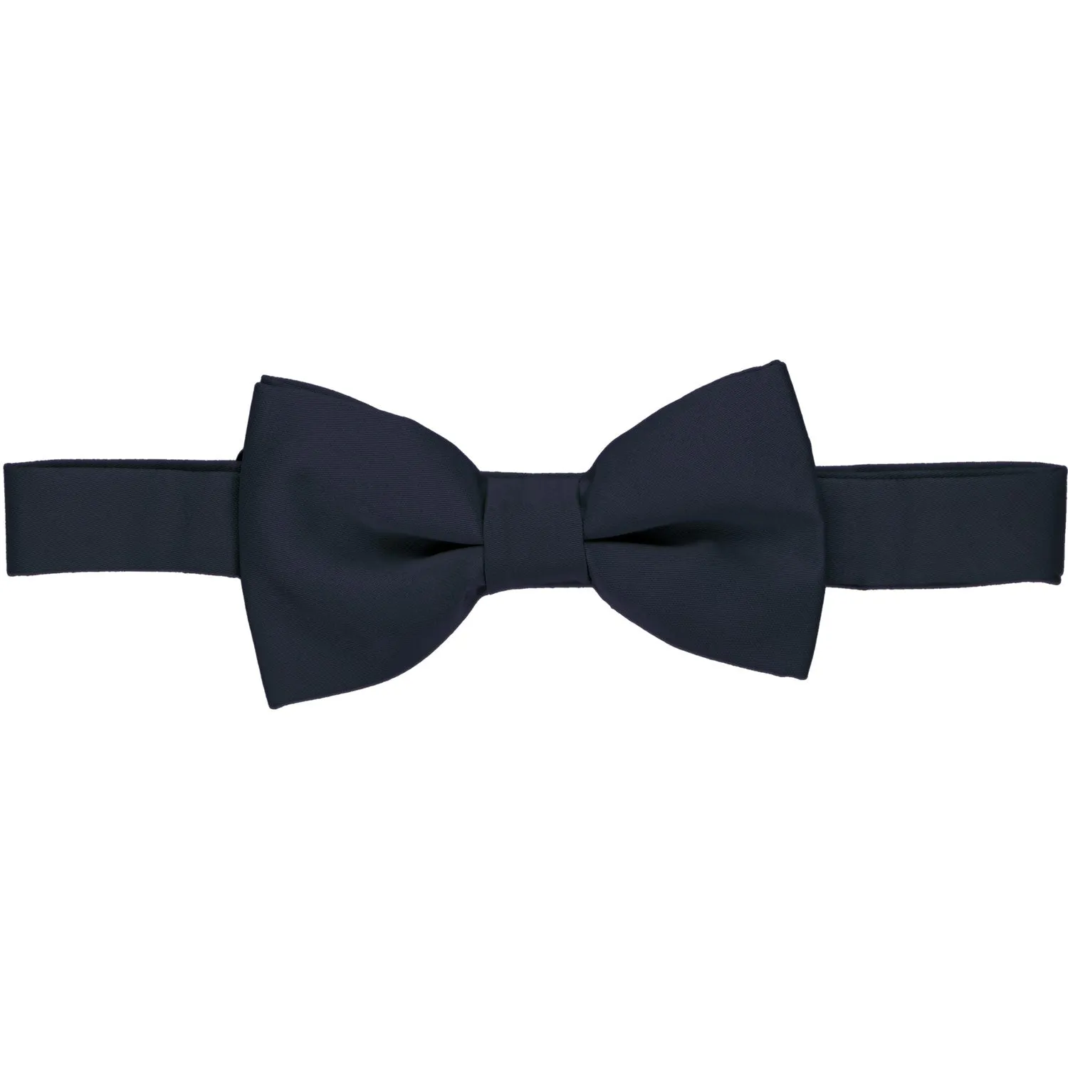 Dark Navy Blue Band Collar Bow Tie sold by TieMart product image thumbnail 2