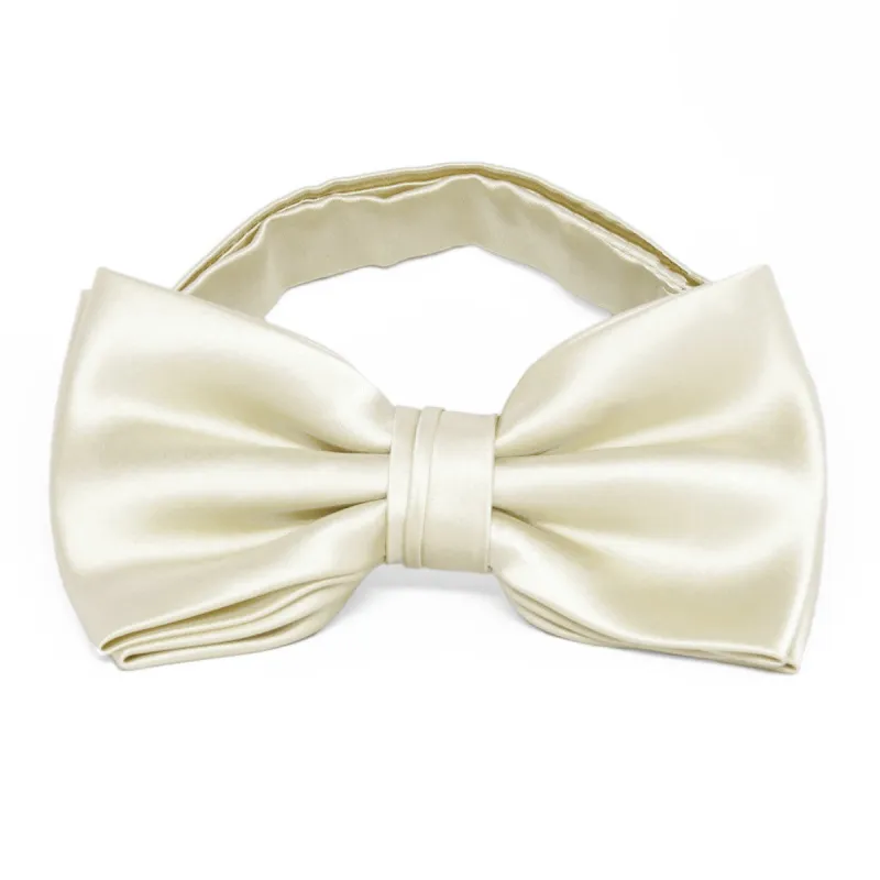 Ivory Premium Bow Tie sold by TieMart