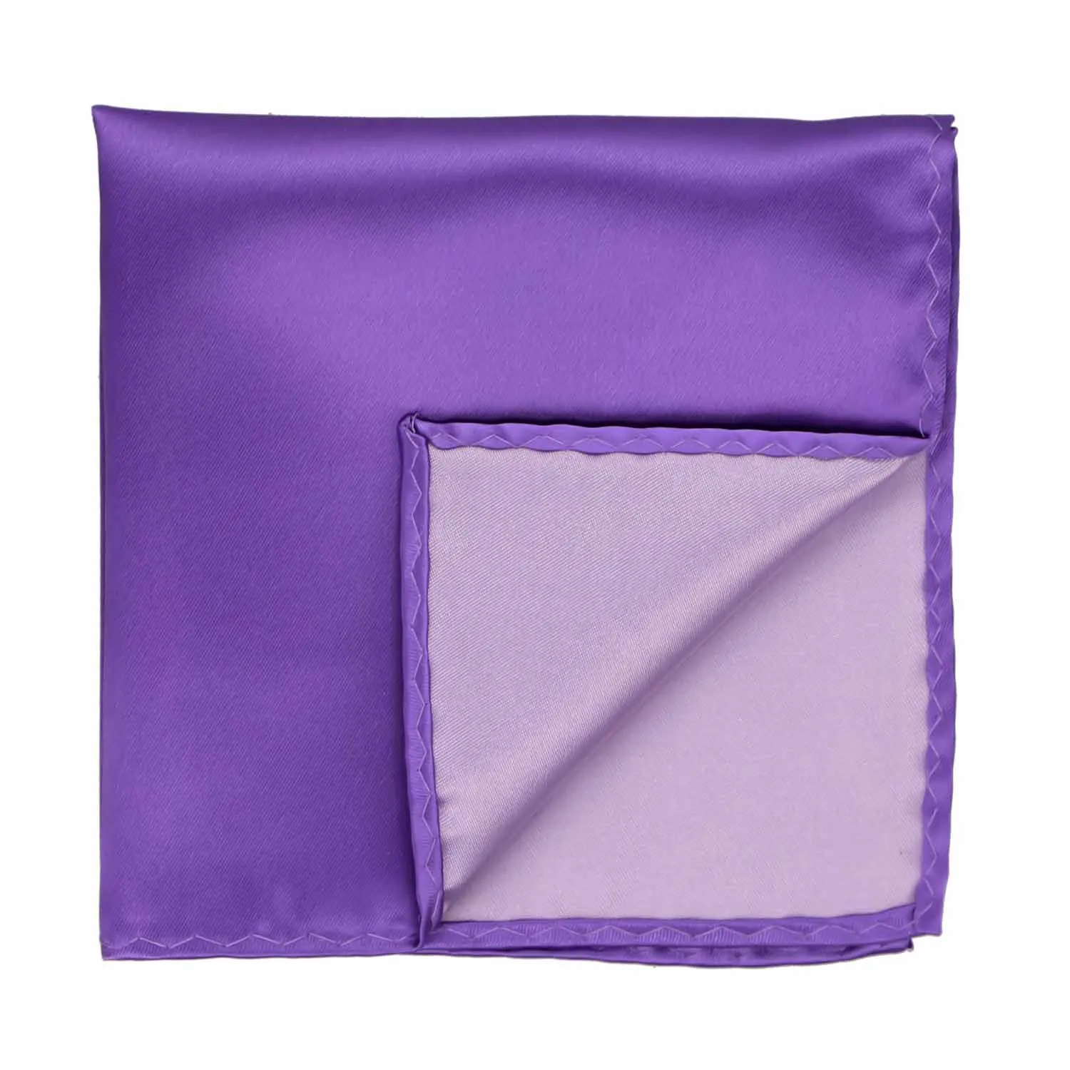 Pansy Purple Premium Pocket Square sold by TieMart product image thumbnail 2
