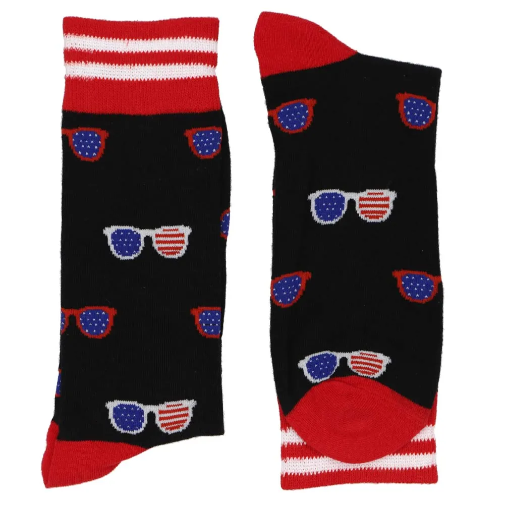Men's Patriotic Sunglasses Socks sold by TieMart product image thumbnail 2
