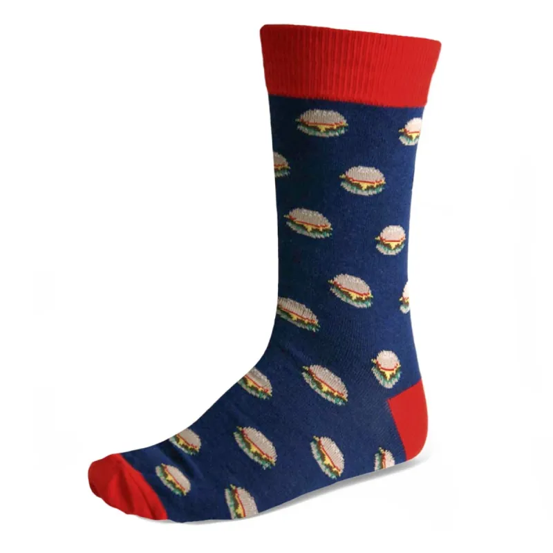 Men's Cheeseburger Socks sold by TieMart